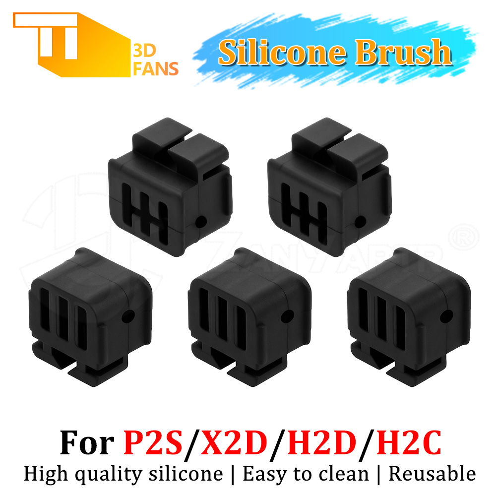 Pastry Brush Silicone - Silicone Brush for Bambu Lab X2D/P2S/H2D/H2C