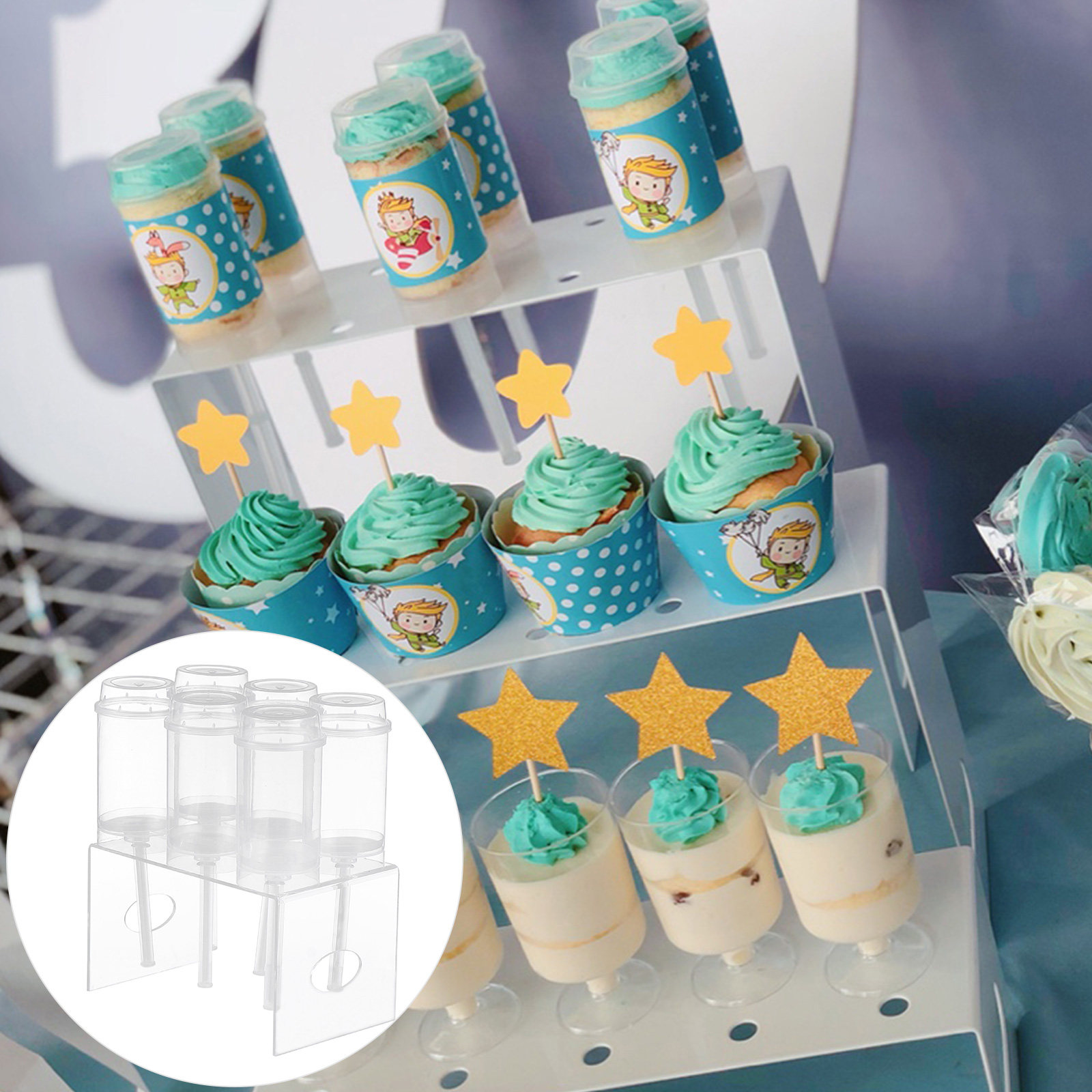 Baking Kitchen Set Up - 10Pcs Cake Shooter Set Plastic Push-Up