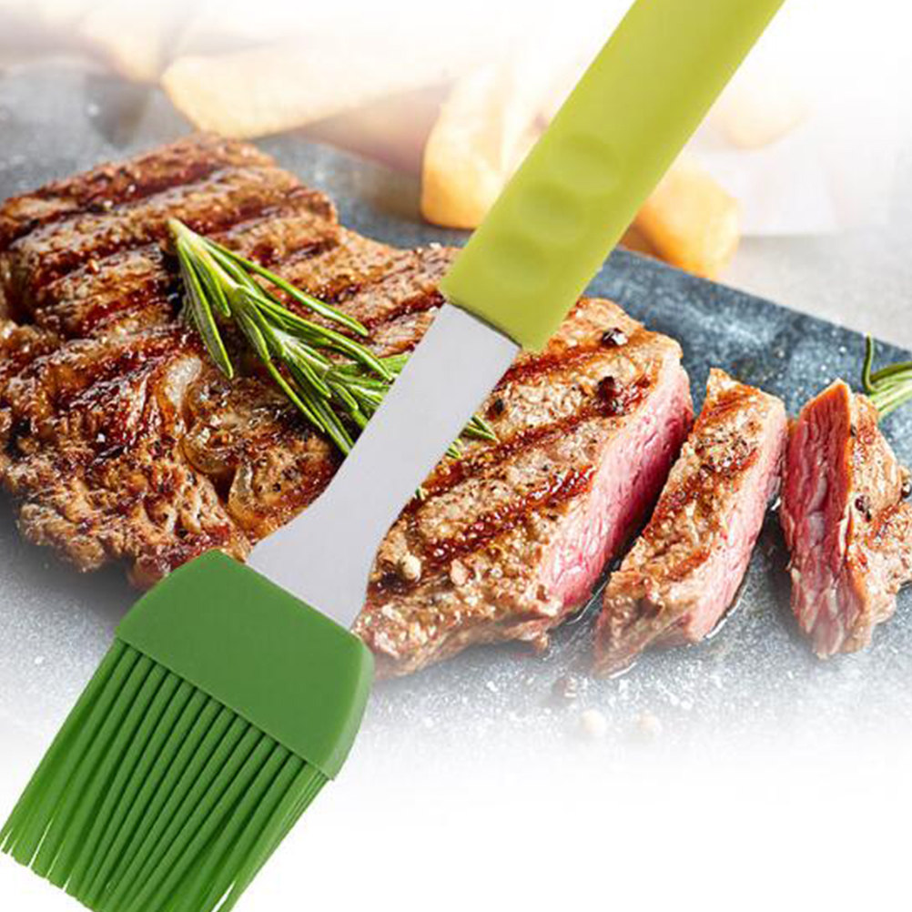 Pastry Brush Silicone - 2Pcs Heat Resistant Silicone Baking Brush