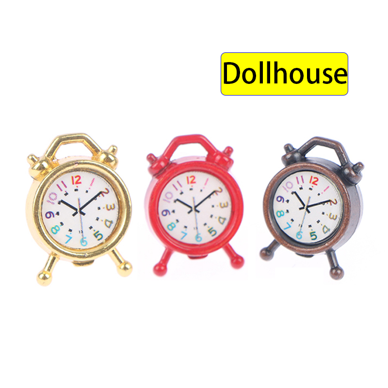 Kitchen Up - 1PC 1:12 Scale Alarm Clock Doll
