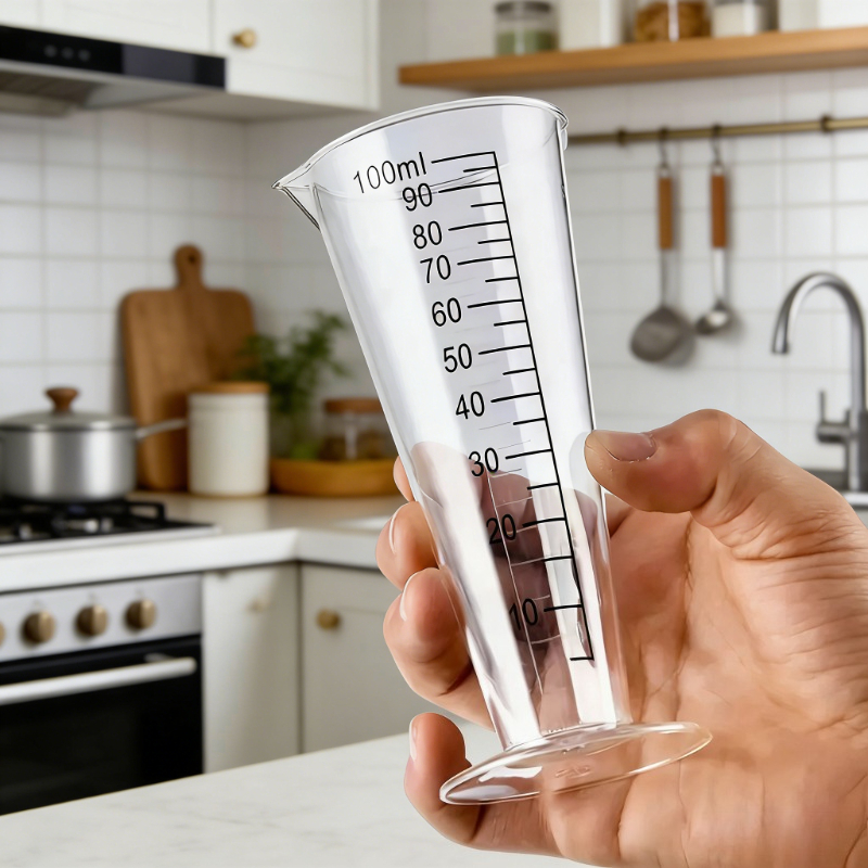 Kitchen Tools In Baking - 1pc 100ml Plastic Measuring Cup with