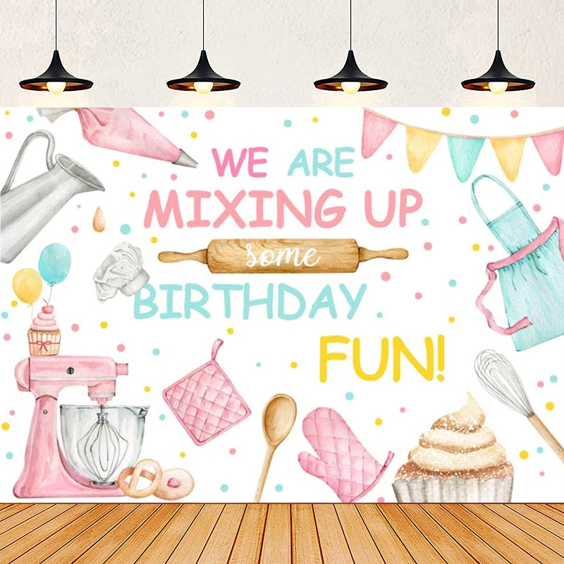 Kitchen Warehouse Baking - Pink Baking Dessert Cooking Happy Birthday