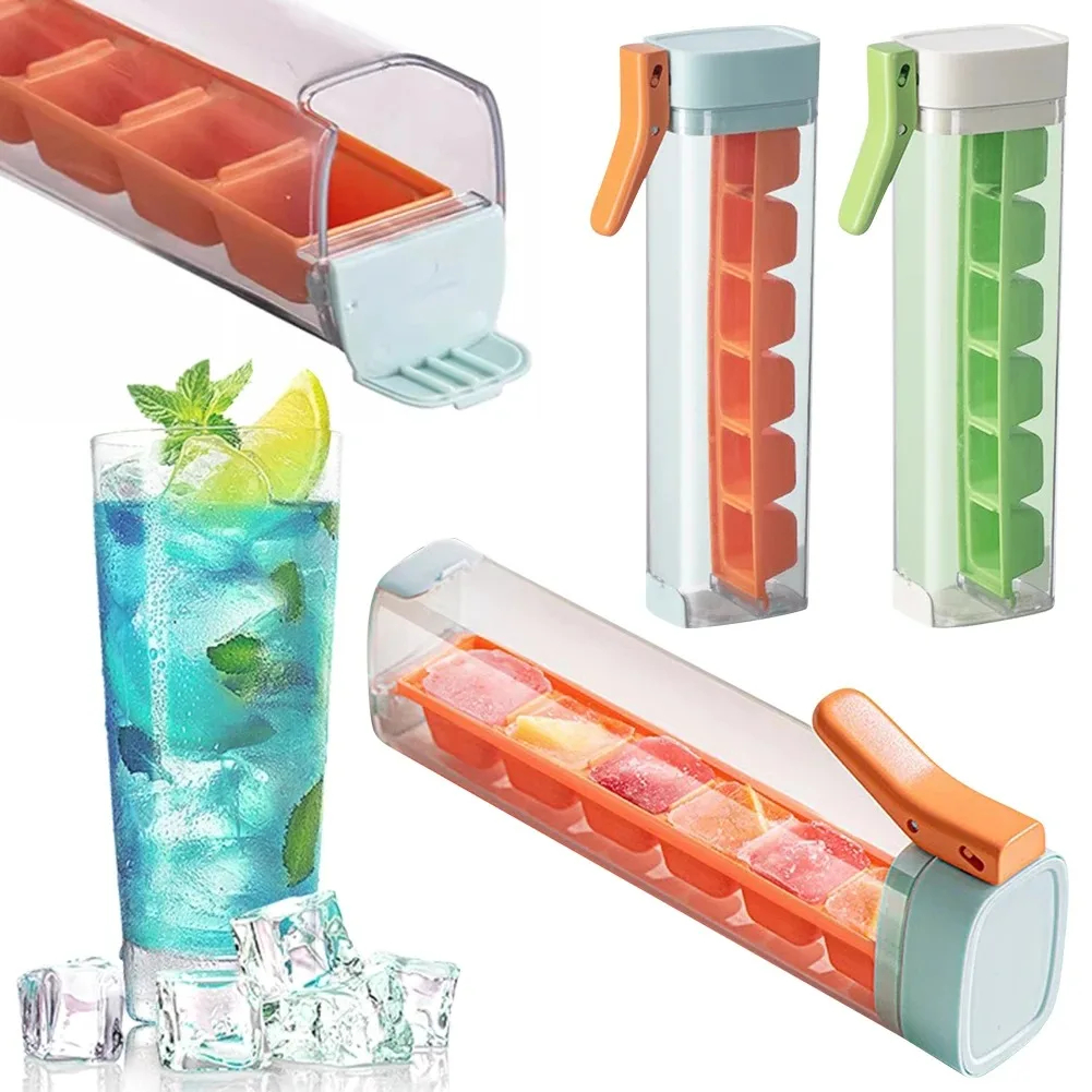 Kitchen Up - One-Hand Press Ice Cube Tray Pop-Up