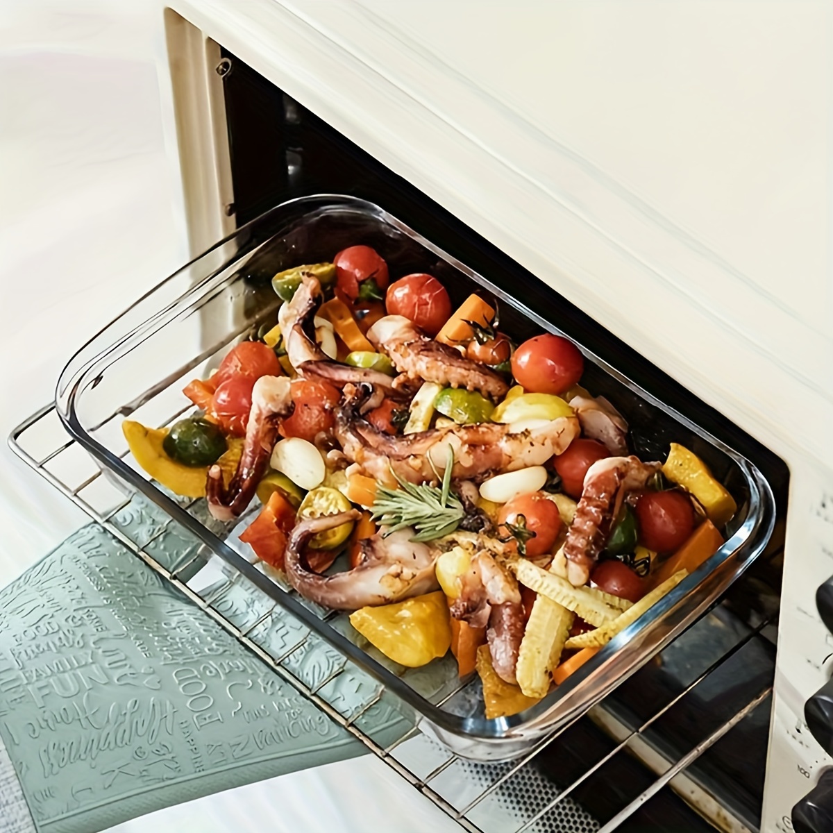 Glass Bakeware Platter, Oven-S - Kitchen Essentials Baking Tray recensie en prijs