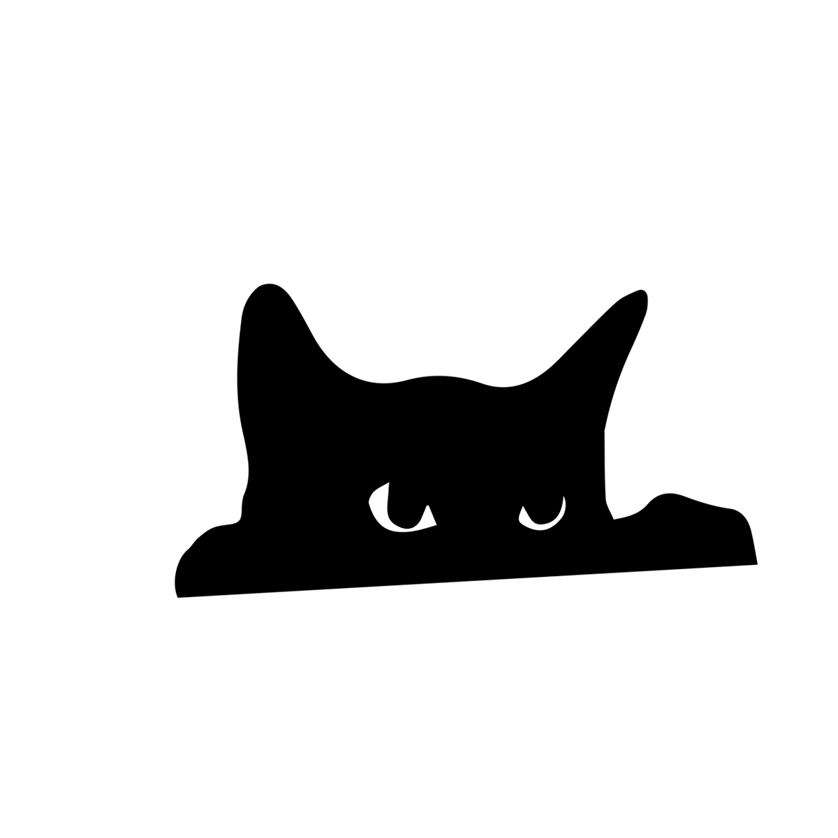 1 Pc Cat looking up Door Toppe - Kitchen Up recensie en prijs