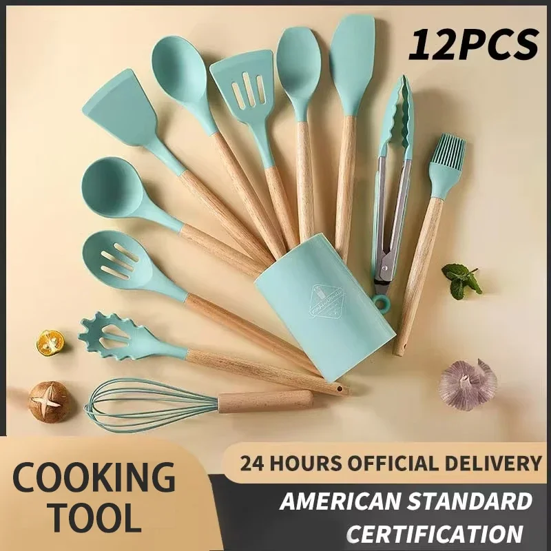 For 12-piece Set Wooden Handle - Kitchen Baking Pan Storage recensie en prijs