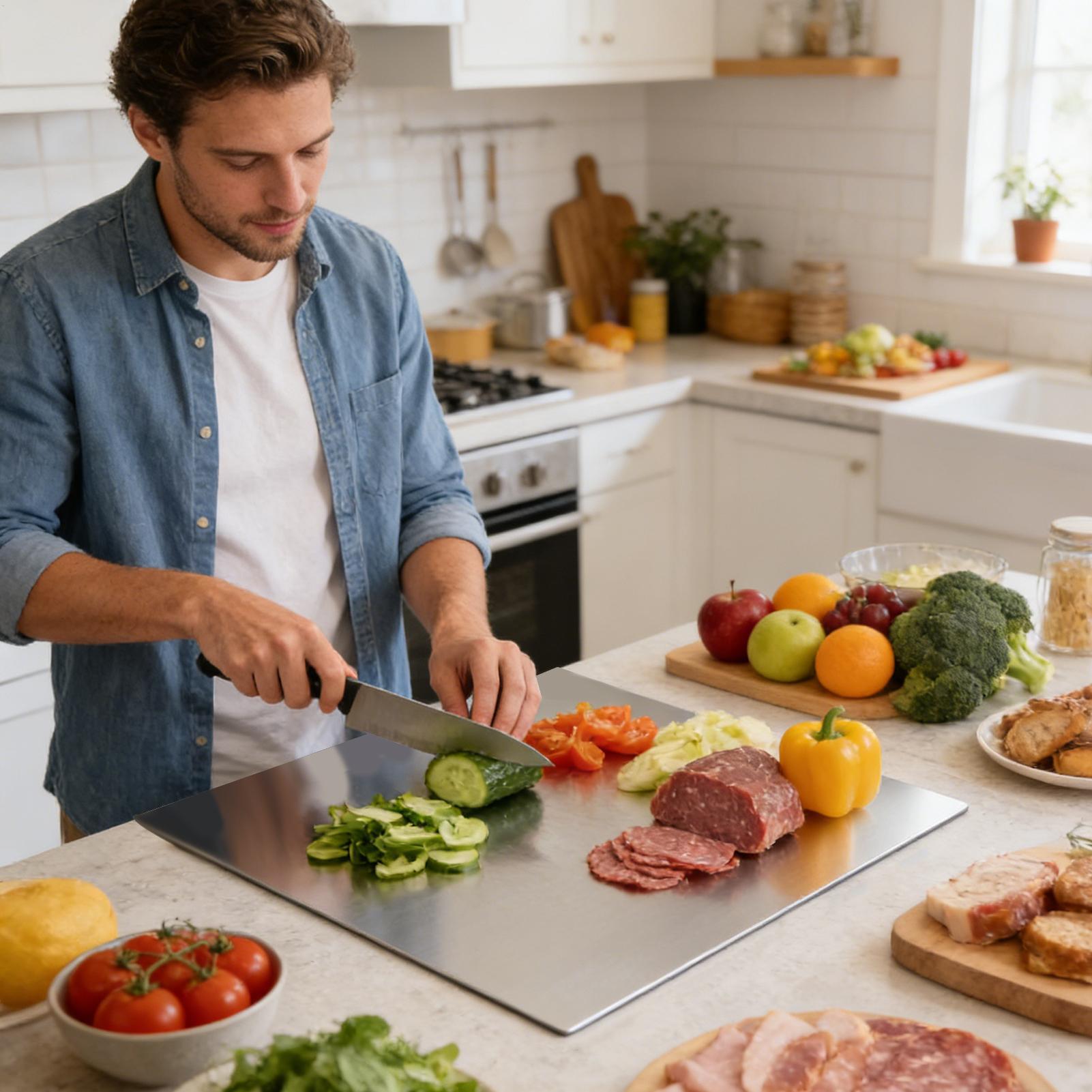 Stainless Steel Cutting Board  - Kitchen Tools In Baking recensie en prijs