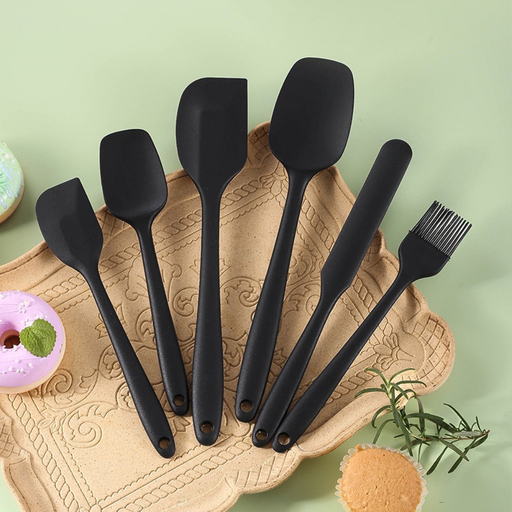 6pc Silicone Spatula Set Seaml - Baking Kitchen Set Up recensie en prijs