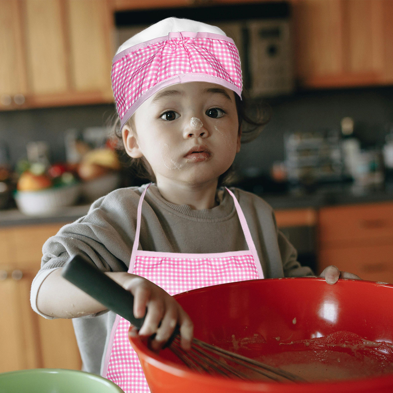 1Set Children Kitchen Apron Ad - Baking Kitchen Set Up recensie en prijs