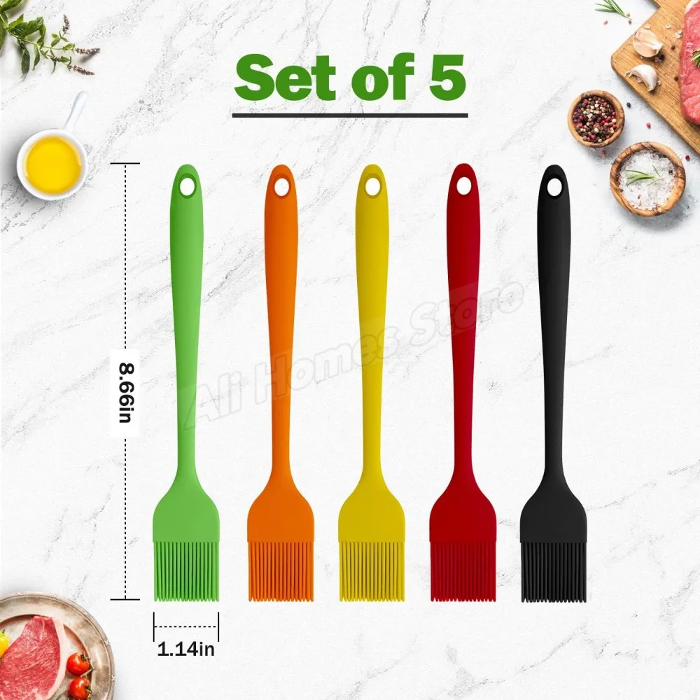 5/3/2/1pcs Silicone Kitchen Br - Pastry Brush Silicone recensie en prijs