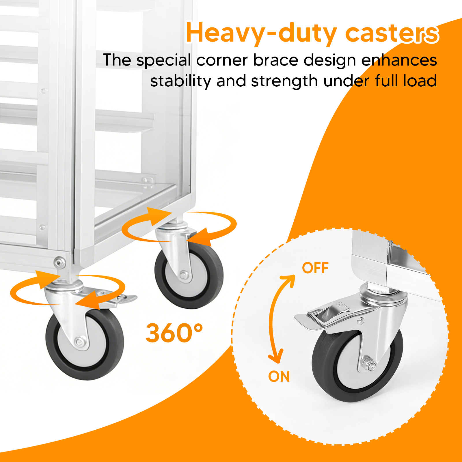 18 Tiers Bun Rack with Wheels  - Kitchen Baking Pan Storage recensie en prijs