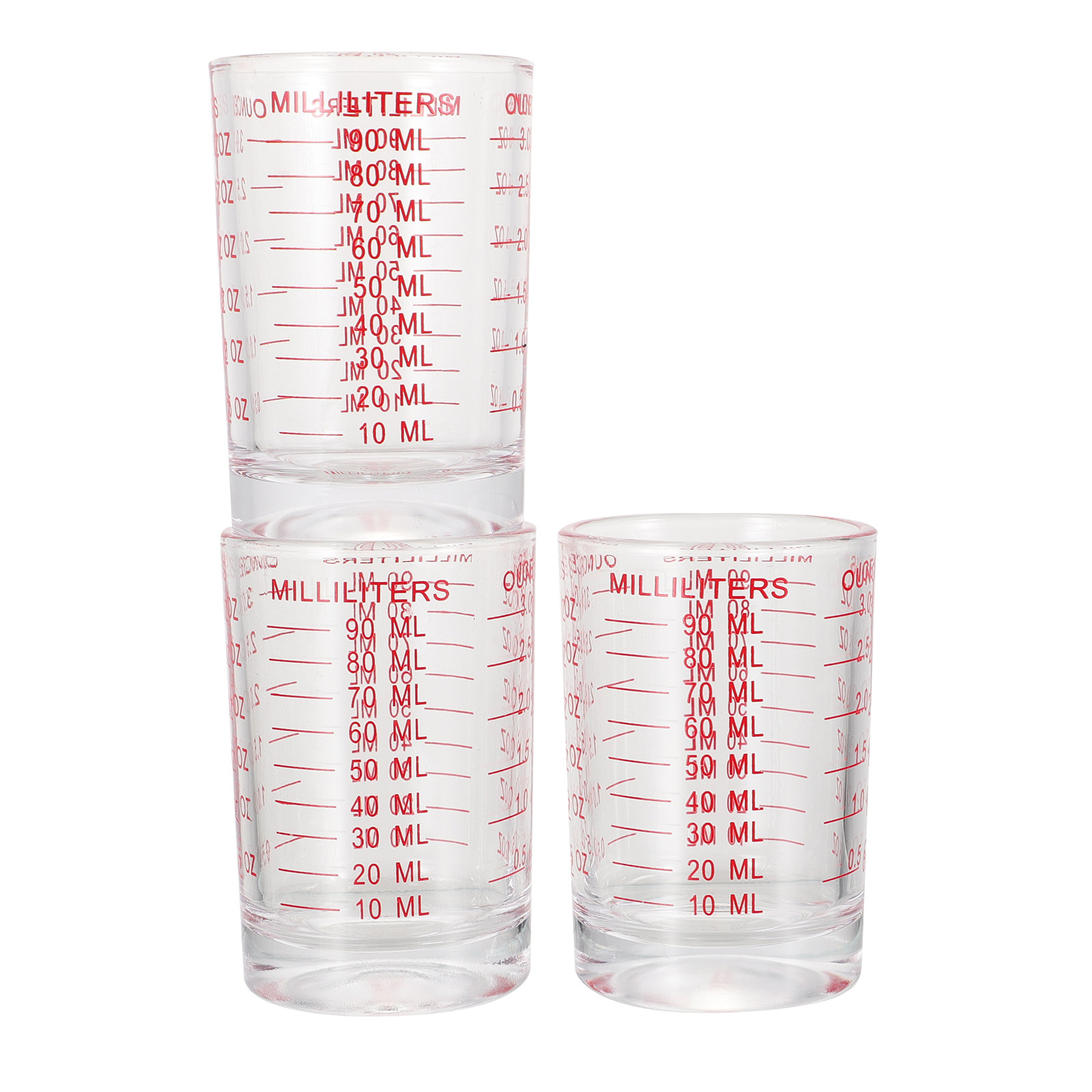3Pcs Reusable Glass Measuring  - Kitchen Tools In Baking recensie en prijs