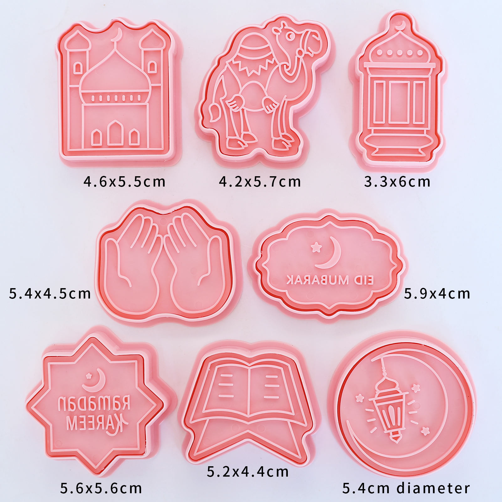 8 Pcs Eid Mubarak Cookie Cutte - Cookie Cutter Set recensie en prijs