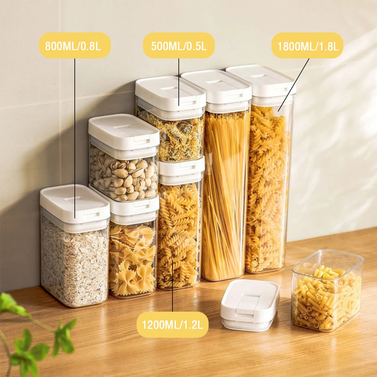 Pasta Storage Box Transparent  - Kitchen Bank recensie en prijs