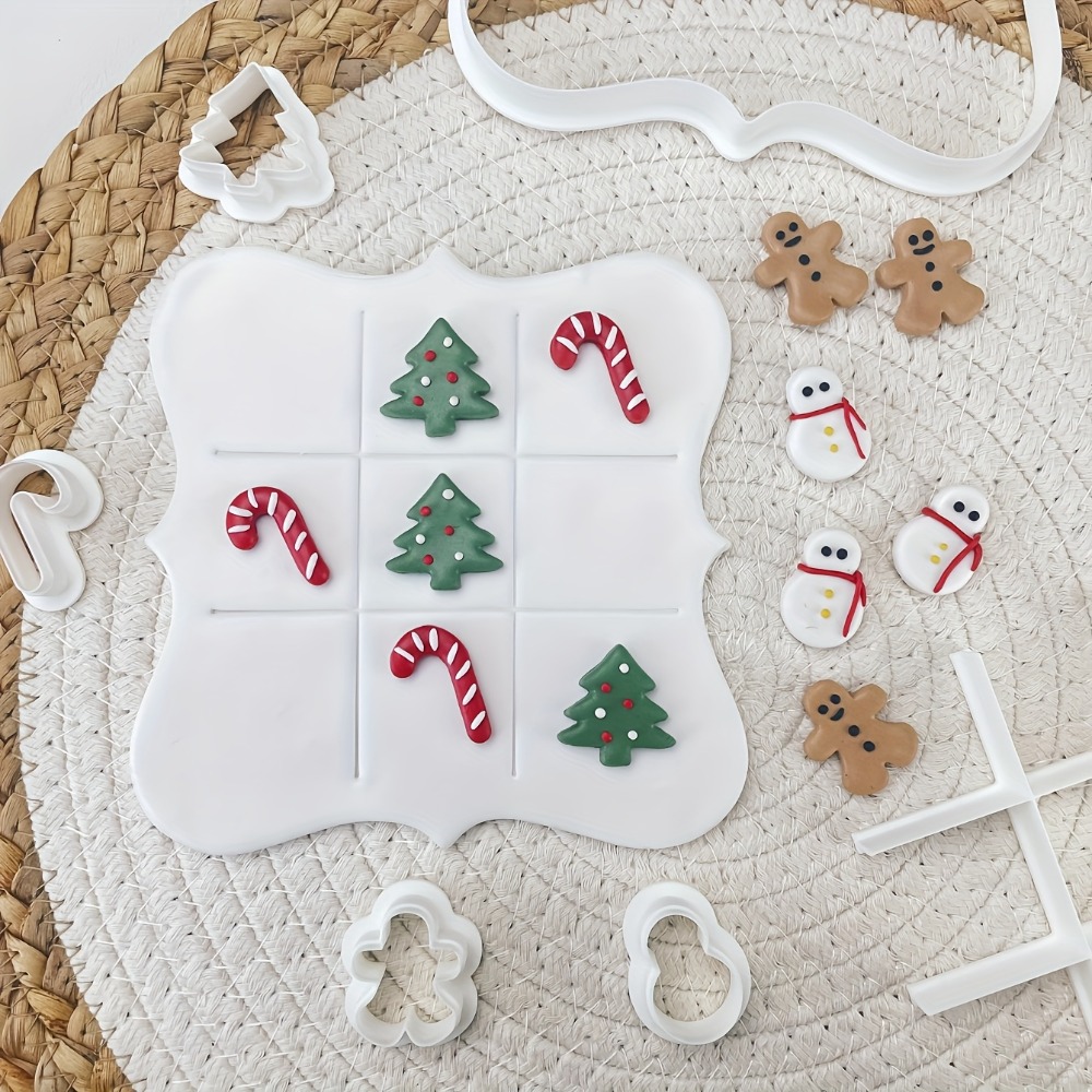 6Pcs Christmas Tic Tac Toe Coo - Cookie Cutter Set recensie en prijs