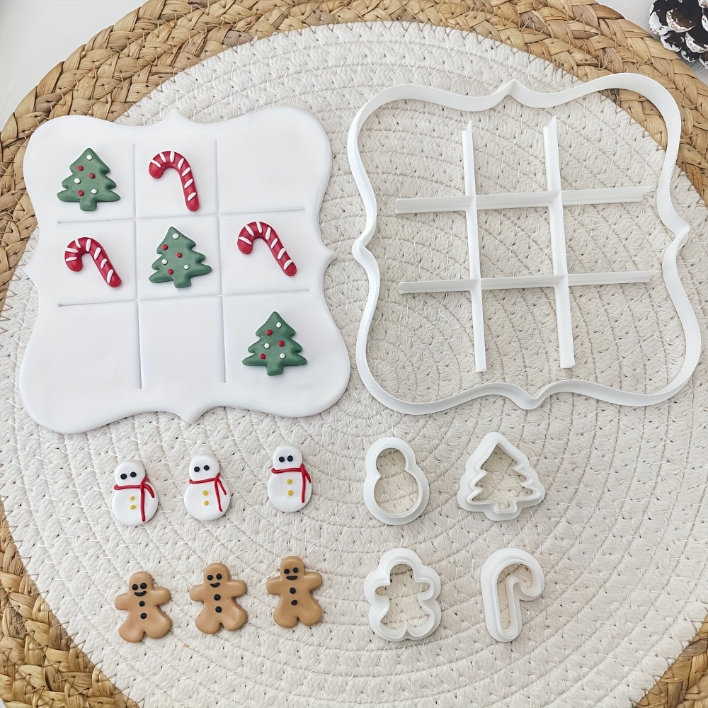 6Pcs Christmas Tic Tac Toe Coo - Cookie Cutter Set recensie en prijs