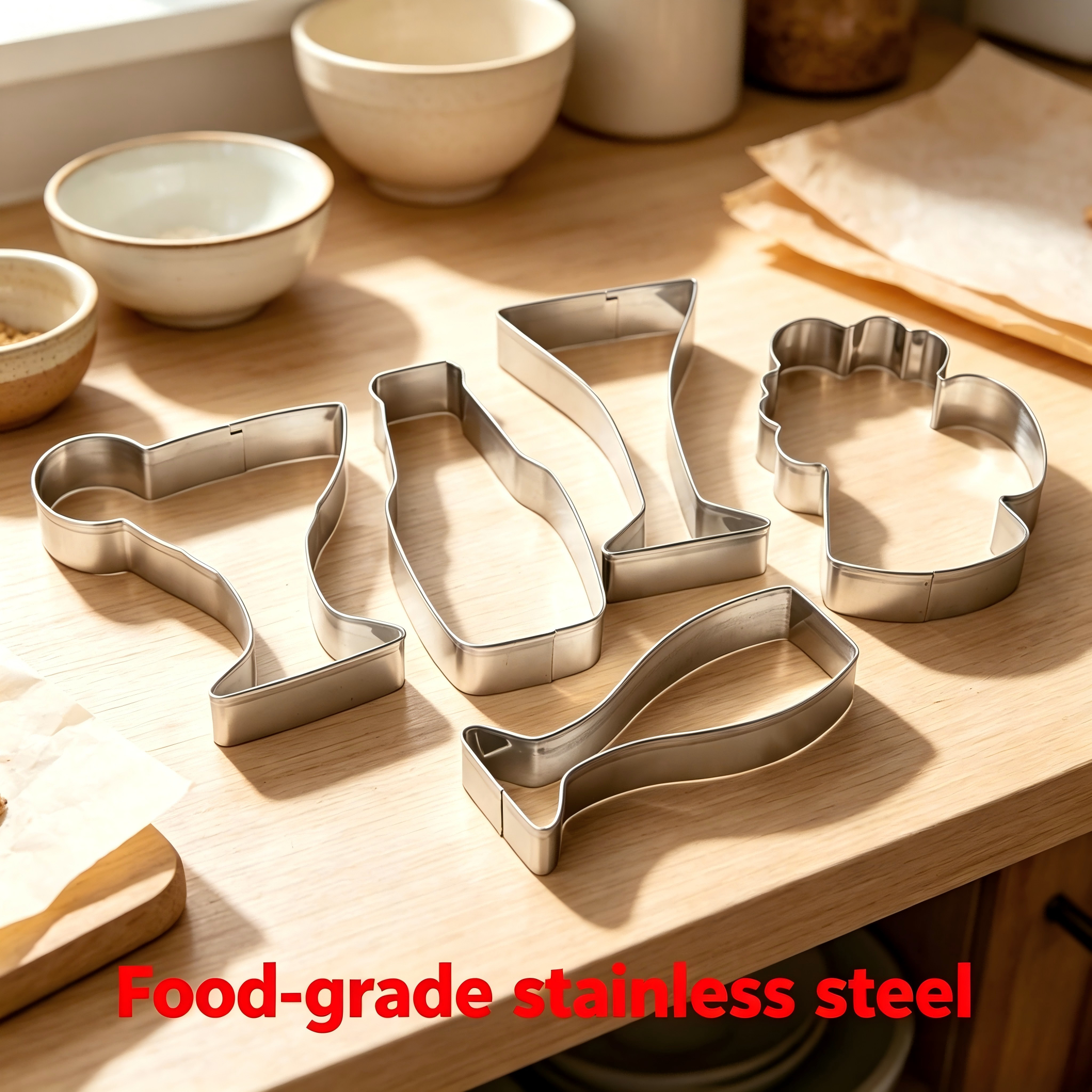 Cookie Cutter Set, 5PCS Cockta - Cookie Cutter Set recensie en prijs
