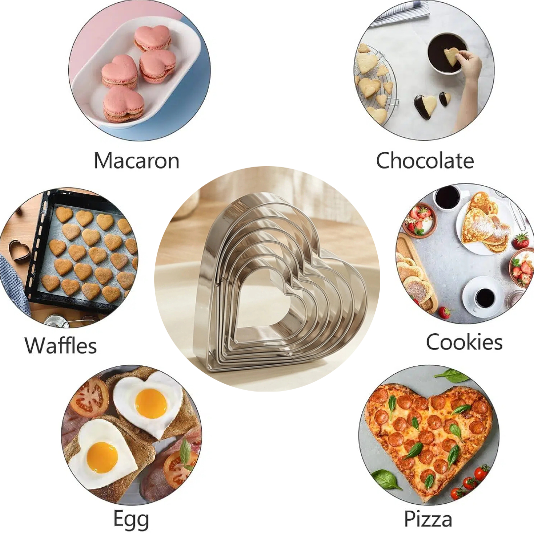 Stainless Steel Heart Cookie C - Cookie Cutter Set recensie en prijs