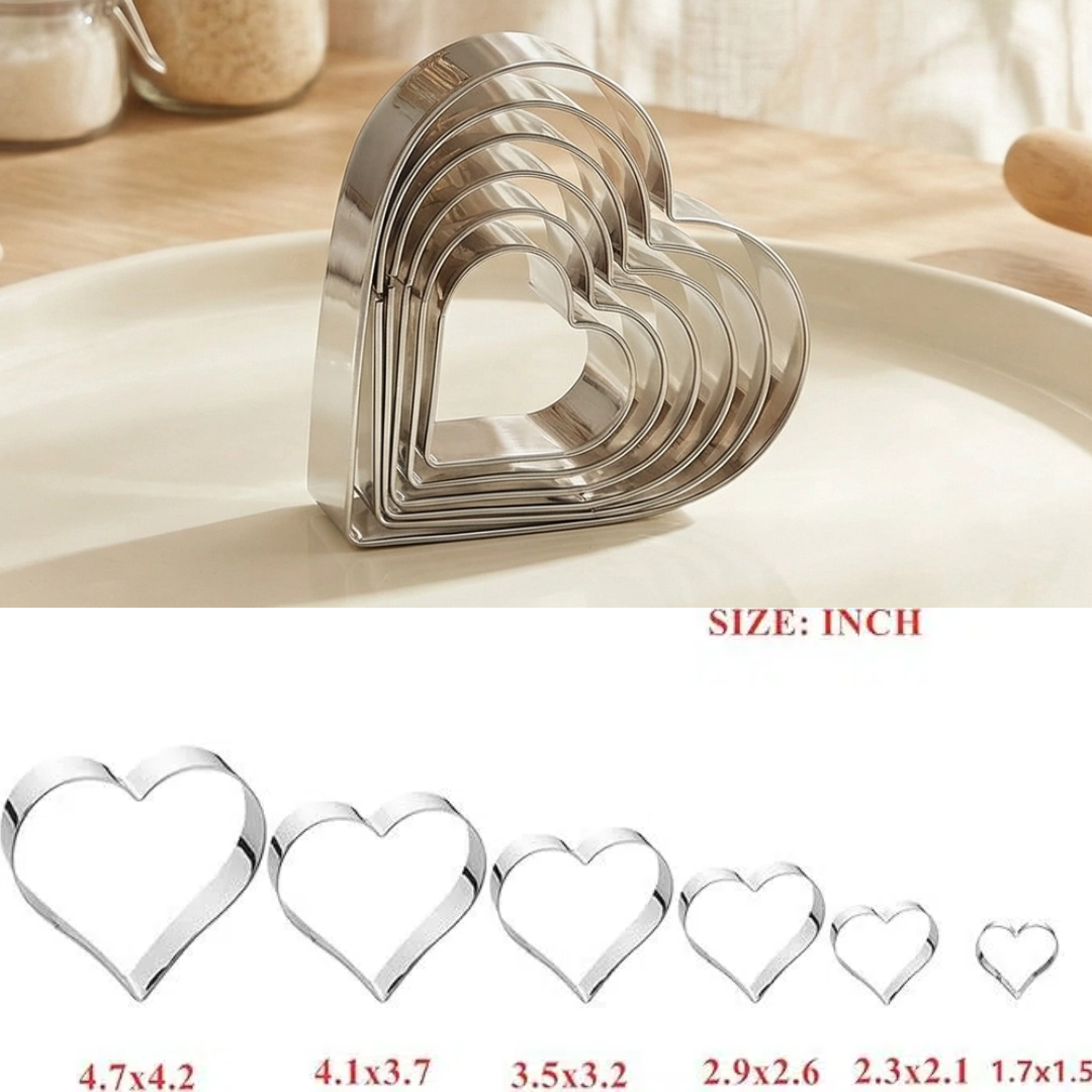 Stainless Steel Heart Cookie C - Cookie Cutter Set recensie en prijs