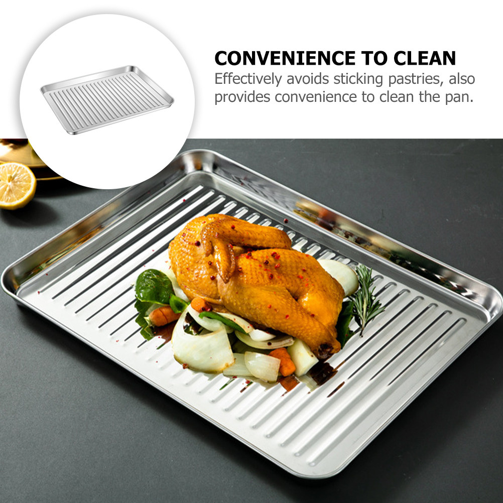 Stainless Steel Baking Pan Hea - Kitchen Essentials Baking Tray recensie en prijs
