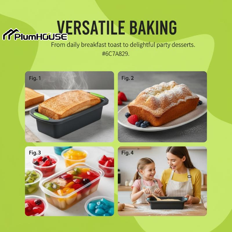 1pc Silicone Rectangular Bakin - Kitchen Essentials Baking Tray recensie en prijs