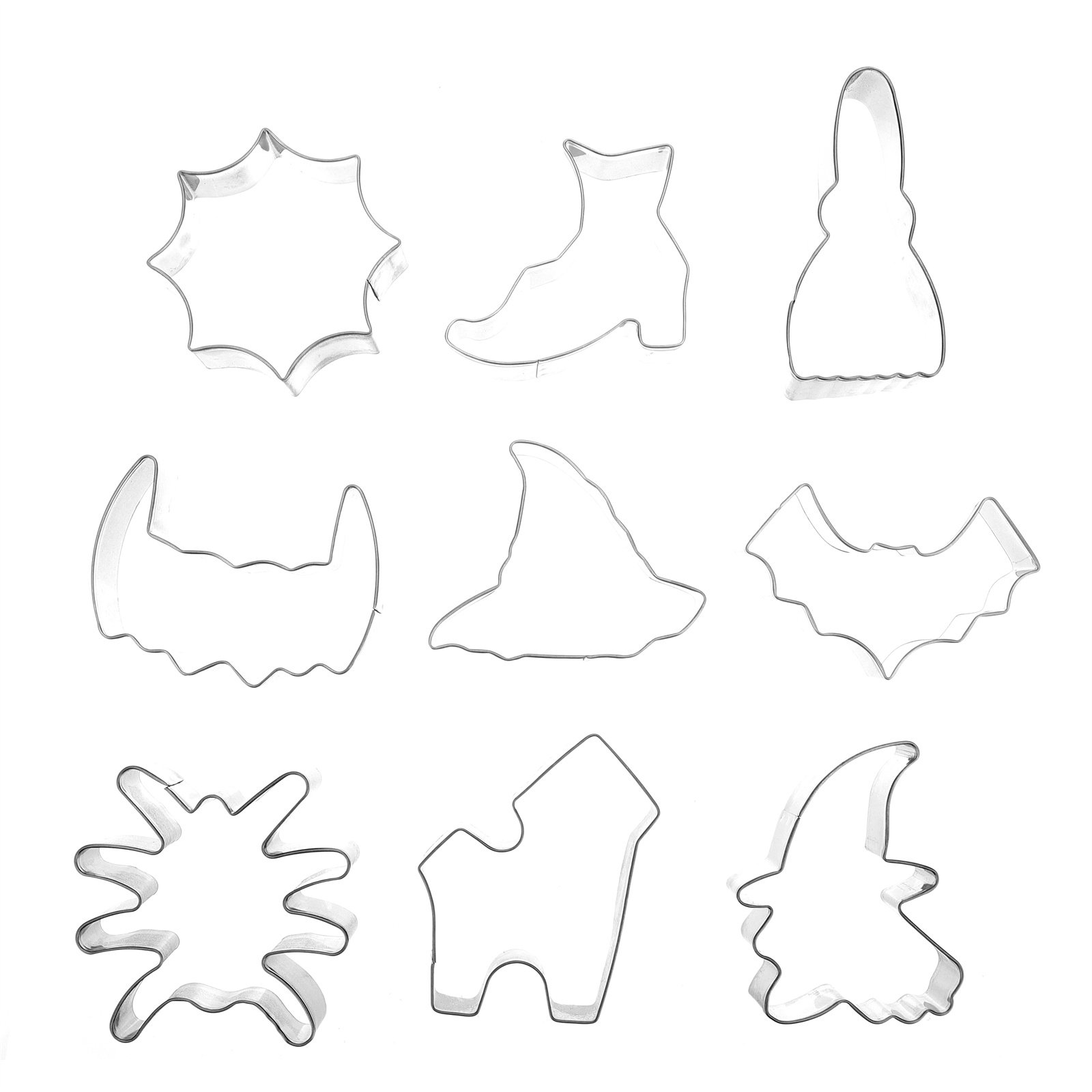 9Pcs Halloween Stainless Steel - Cookie Cutter Set recensie en prijs