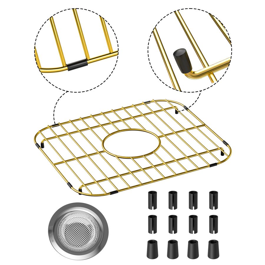 Pack of Gold Metal Kitchen Sin - Kitchen Baking Center recensie en prijs