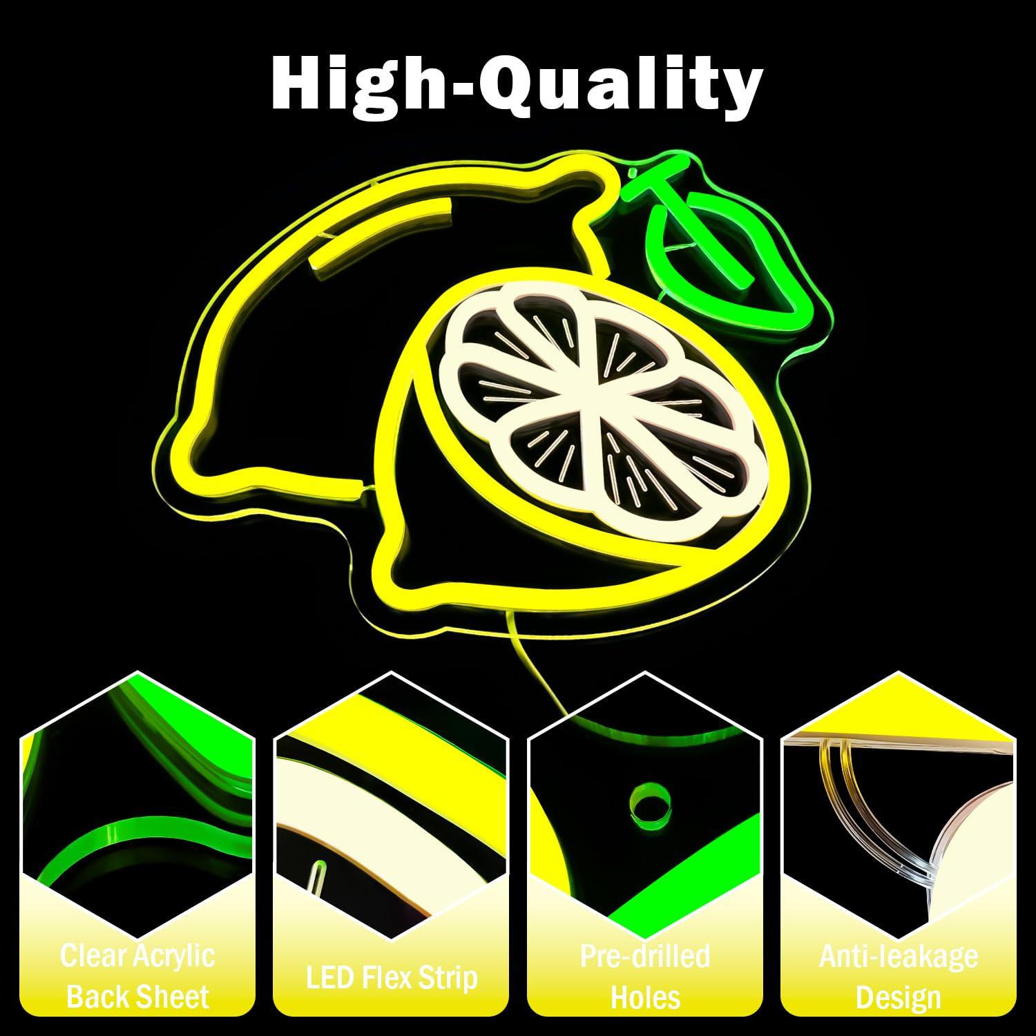 Lemon Neon Sign Dimmable LED L - Kitchen Up recensie en prijs
