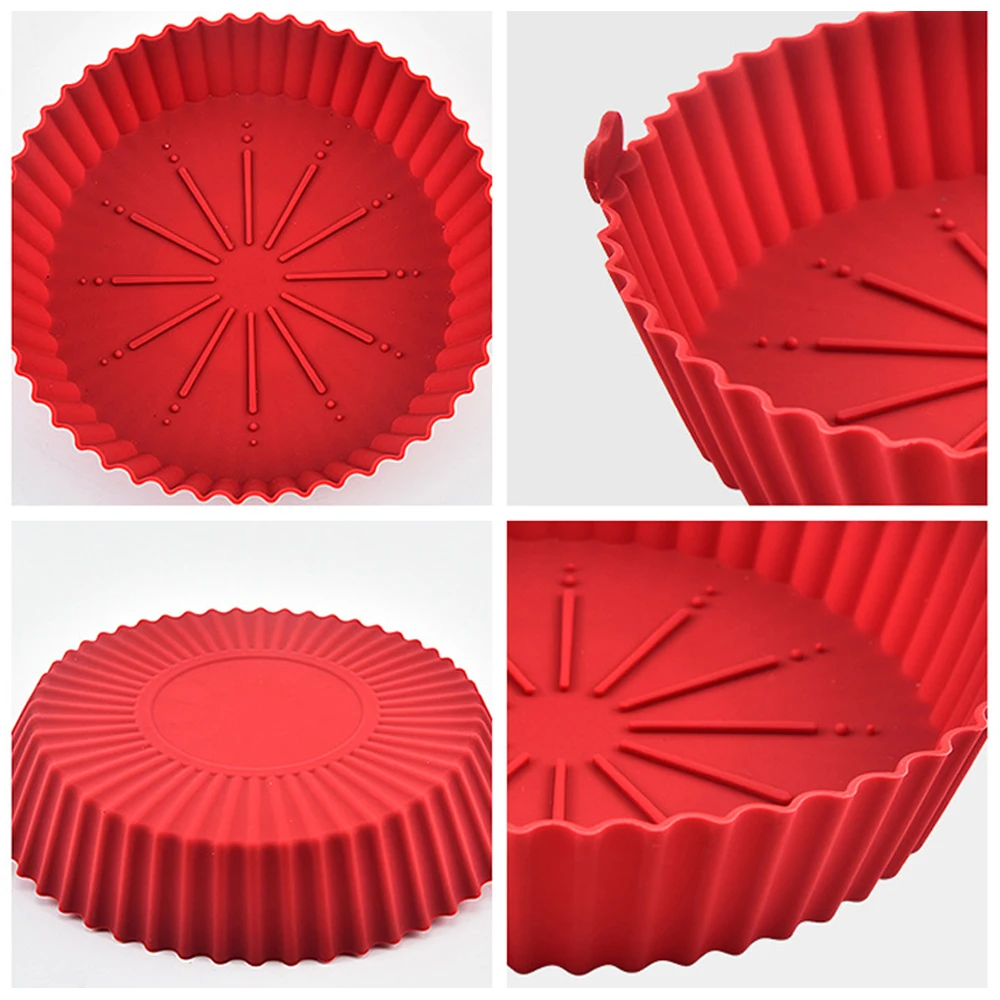Round Air Fryer Silicone Pot - - Kitchen Essentials Baking Tray recensie en prijs