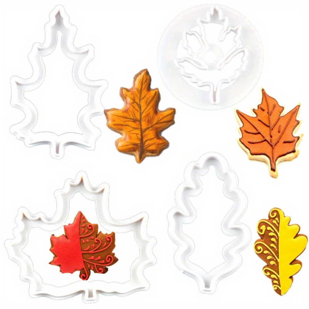 4Pcs Set Fall Leaf Cookie Cutt - Cookie Cutter Set recensie en prijs