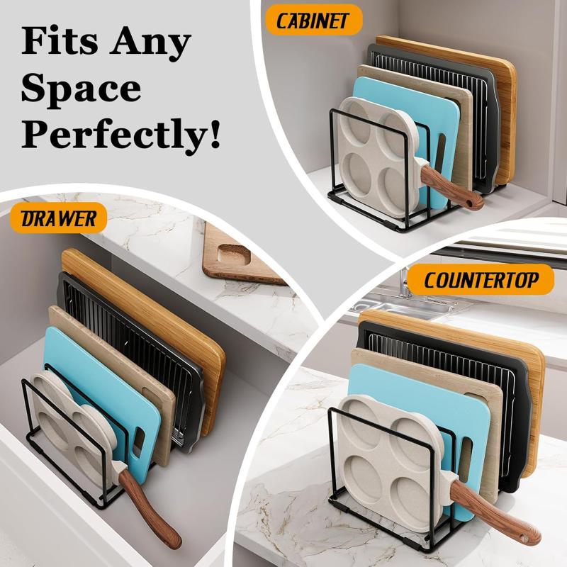 Anti-slip Feet Organizer Bakin - Kitchen Baking Pan Storage recensie en prijs