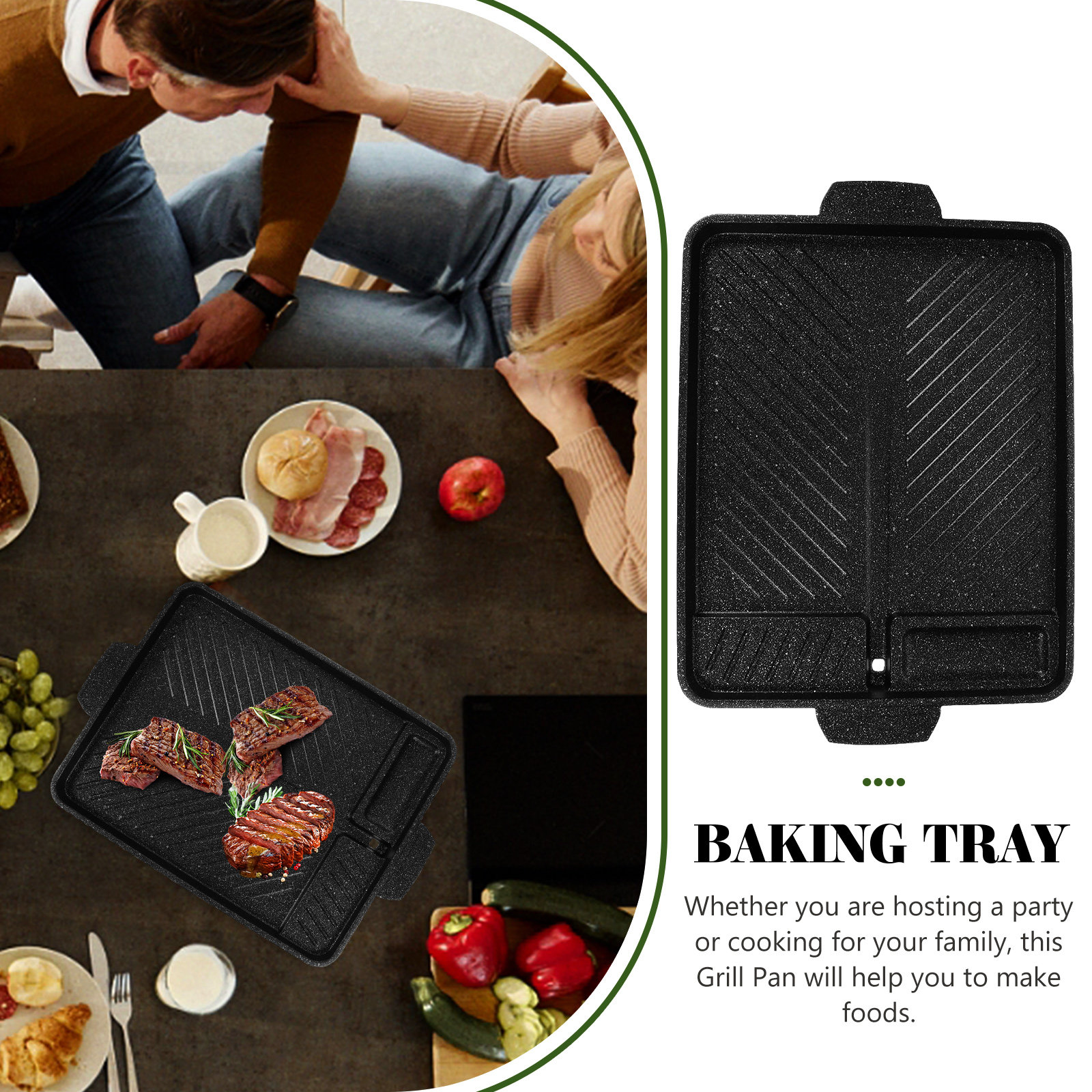 Grill Pan Nonstick Baking Tray - Kitchen Essentials Baking Tray recensie en prijs