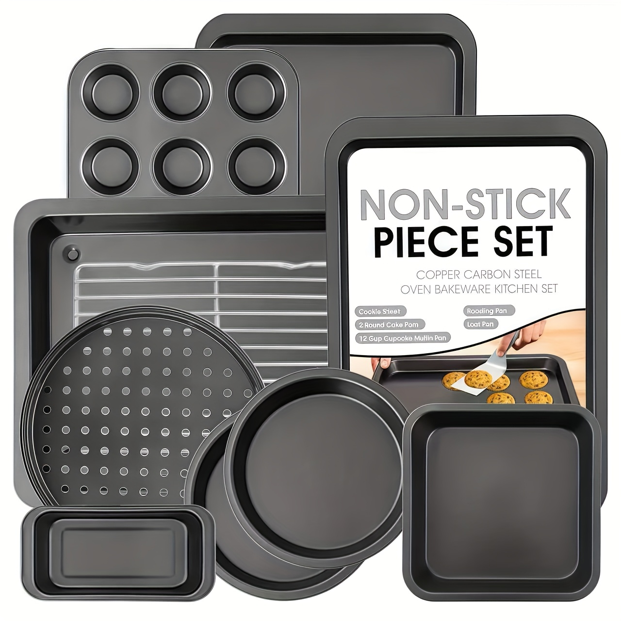 Set of 10 Baking Trays, Featur - Kitchen Essentials Baking Tray recensie en prijs