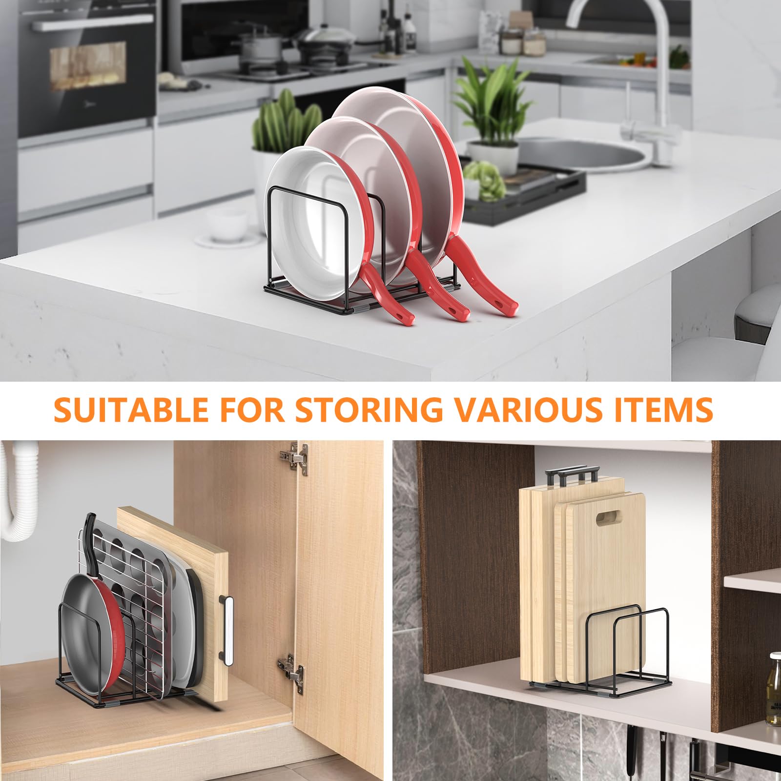 Pan Organizer Kitchen Cabinet  - Kitchen Baking Pan Storage recensie en prijs