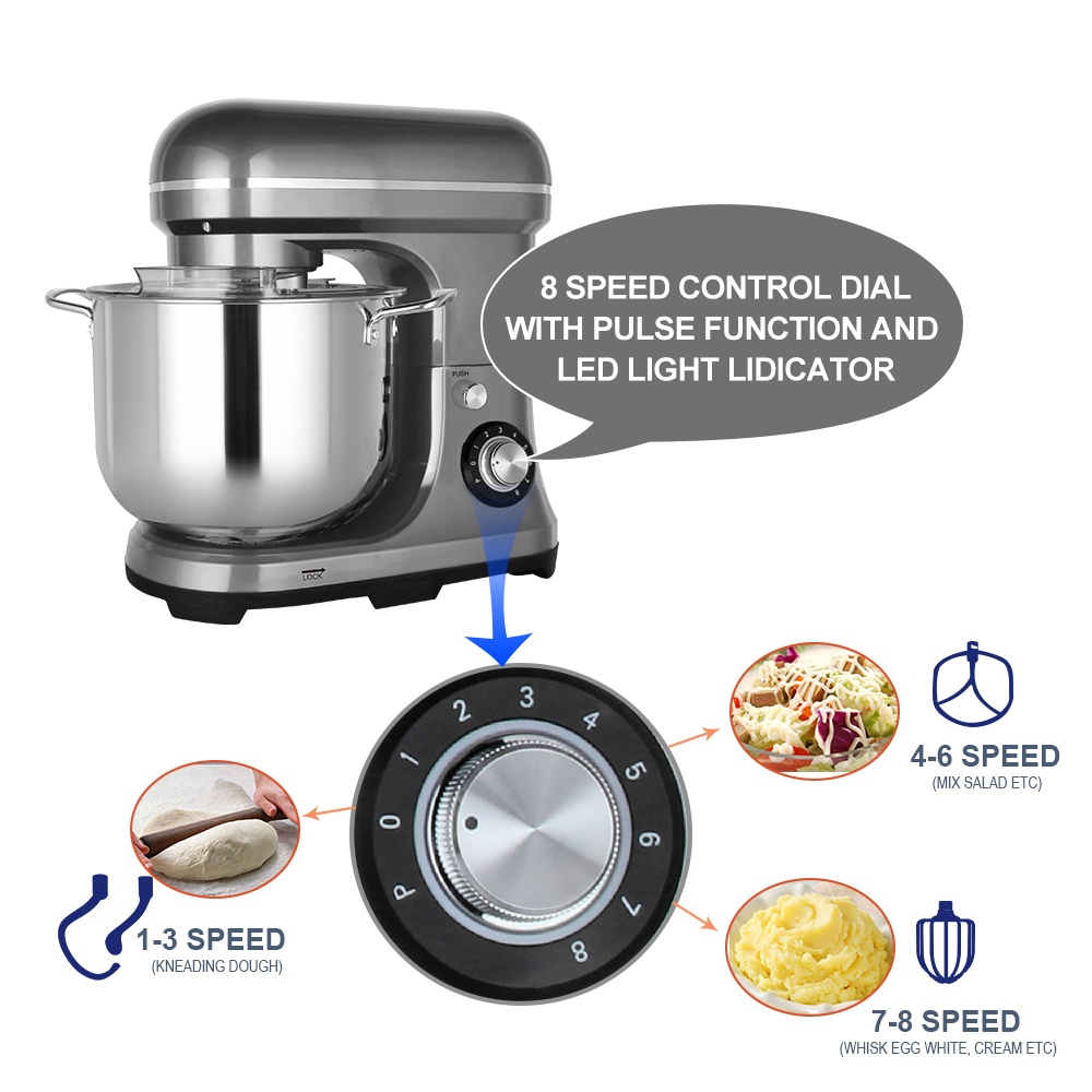 11L 2000W Large Powerful Elect - Kitchen Baking Mixer recensie en prijs