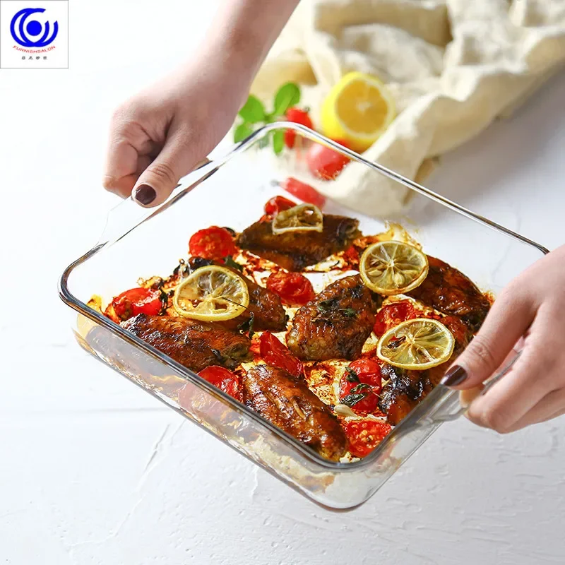 Large Capacity Toughened Glass - Kitchen Baking Pan Storage recensie en prijs