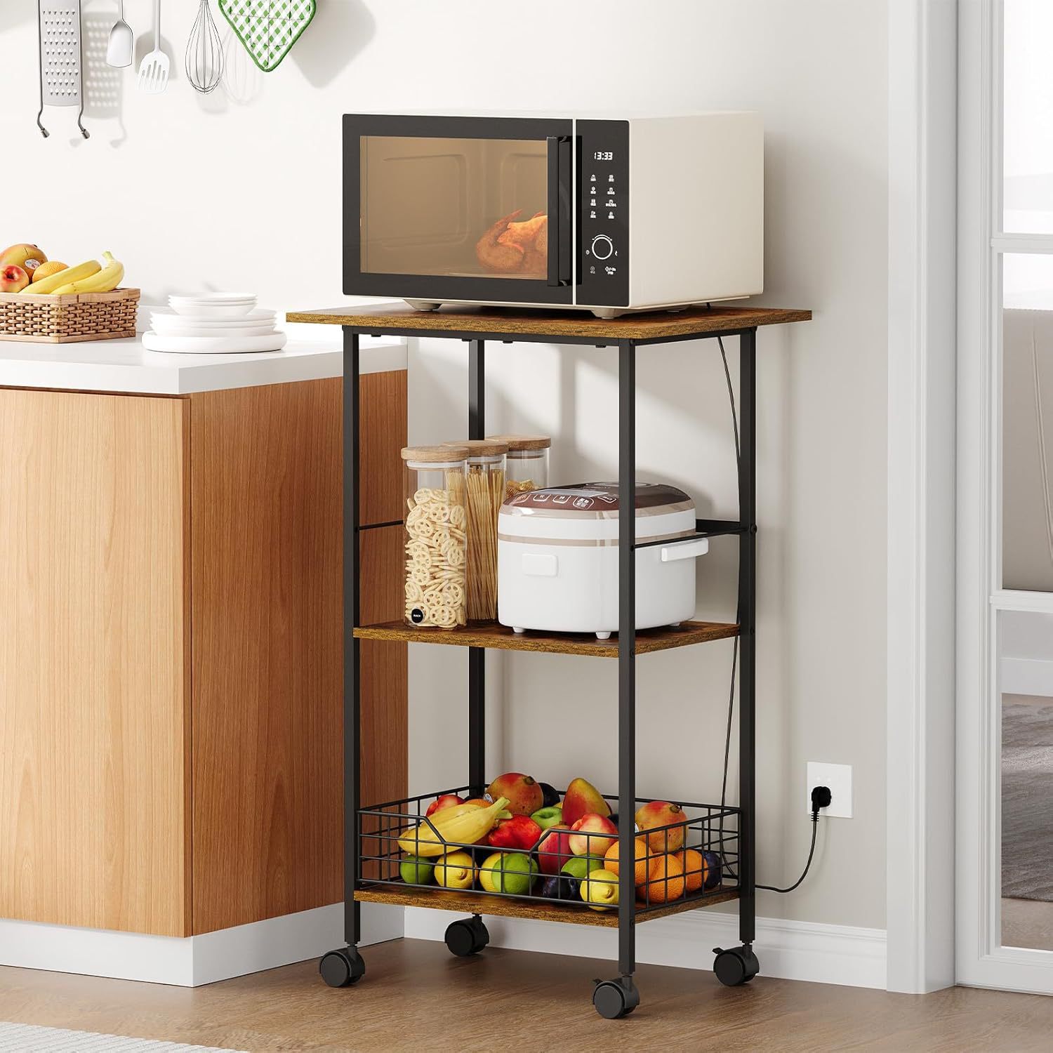 Three-layer roller kitchen rac - Kitchen With Baking Station recensie en prijs