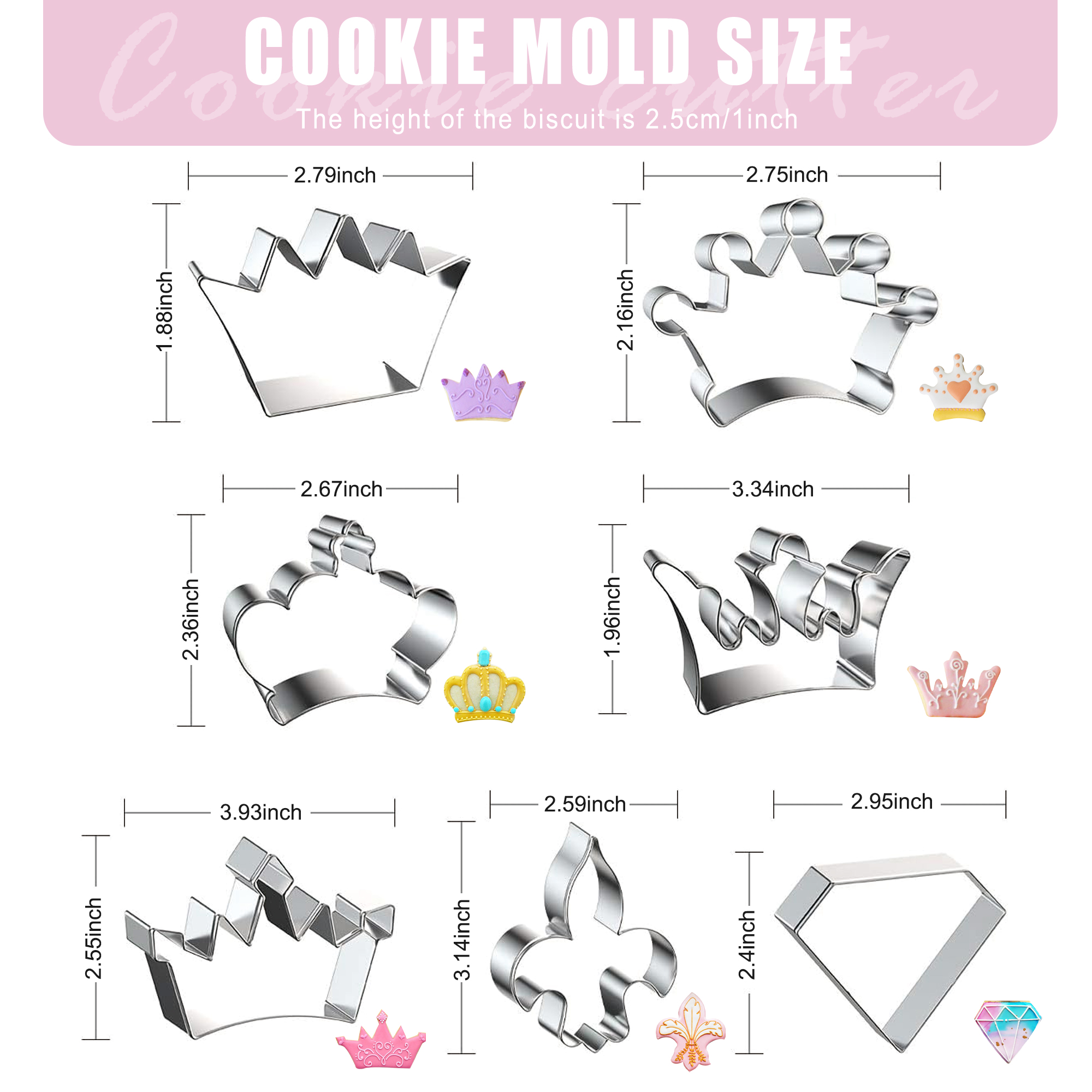 Crown Cookie Cutter Baking Coo - Kitchen Baking Gifts recensie en prijs