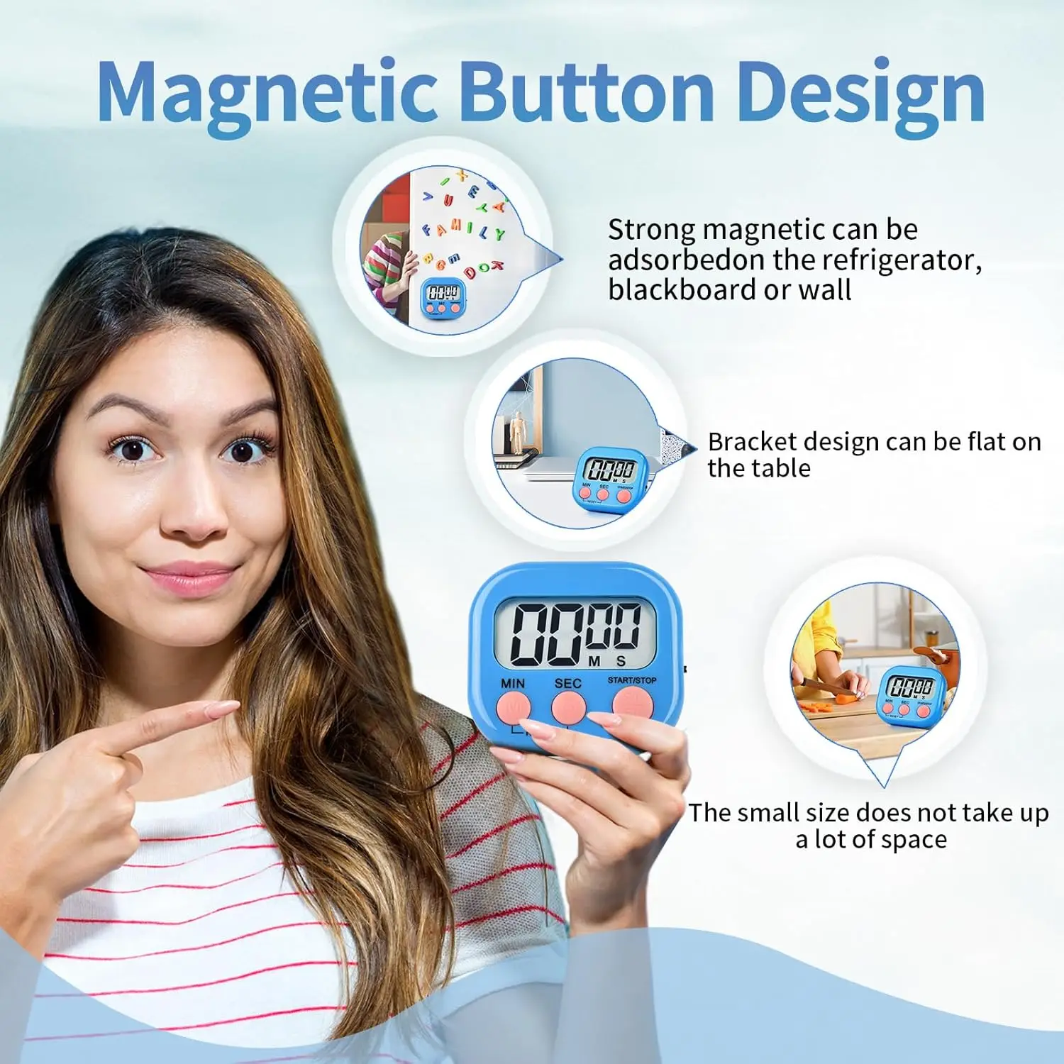 Magnetic Kitchen Timer Digital - Baking Kitchen Set Up recensie en prijs