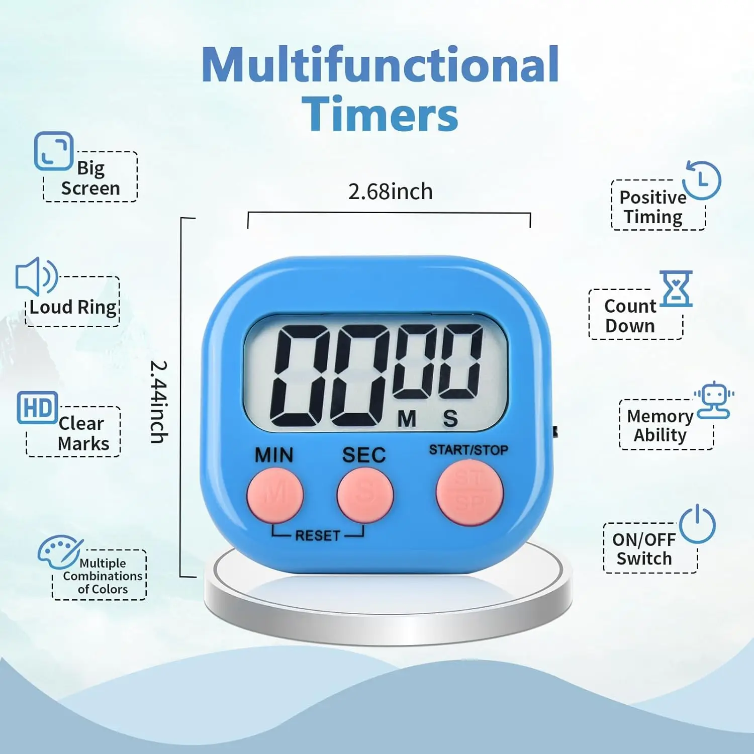 Magnetic Kitchen Timer Digital - Baking Kitchen Set Up recensie en prijs