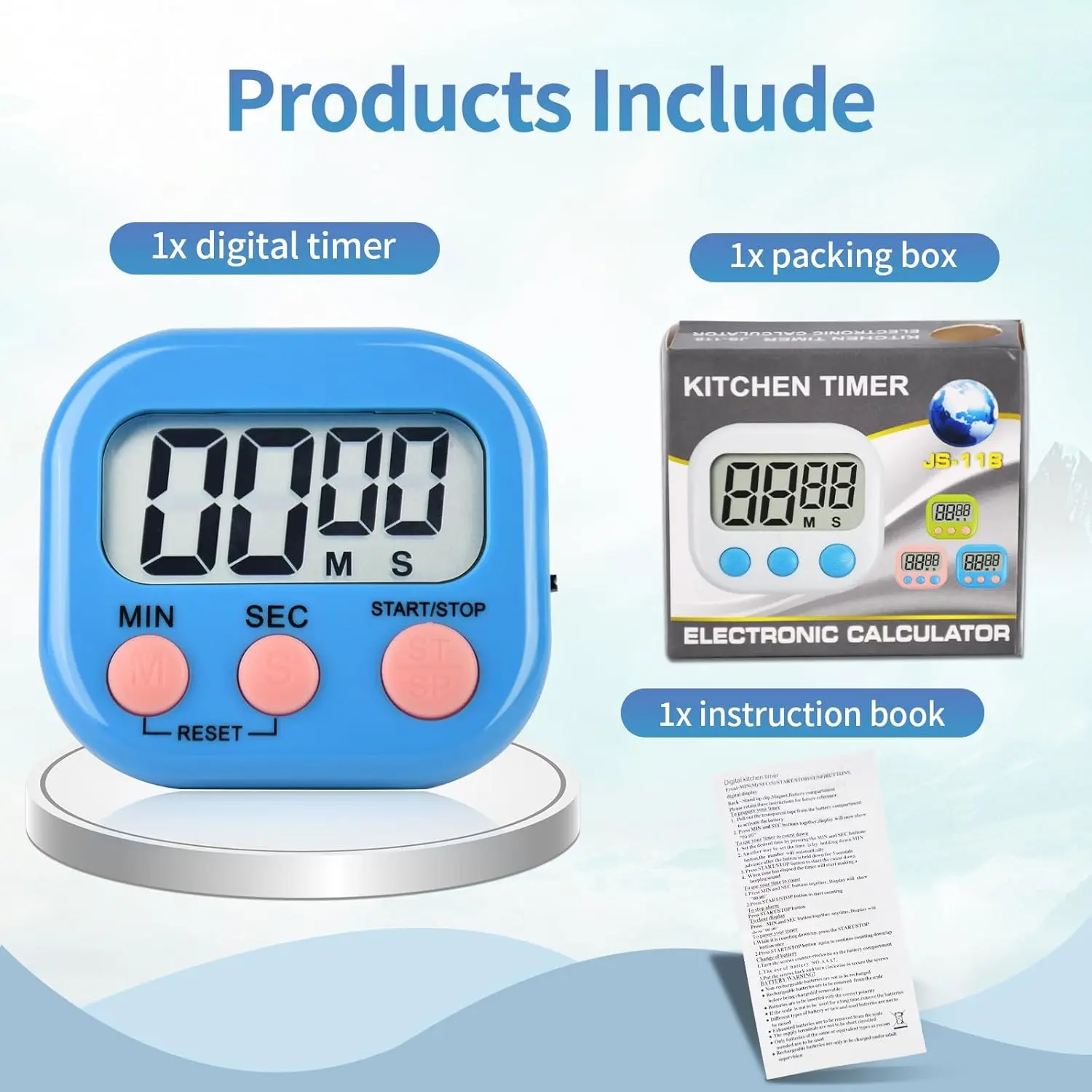 Magnetic Kitchen Timer Digital - Baking Kitchen Set Up recensie en prijs