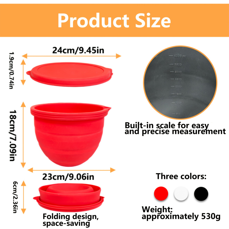 Foldable silicone bowl liner f - Baking Kitchen Set Up recensie en prijs