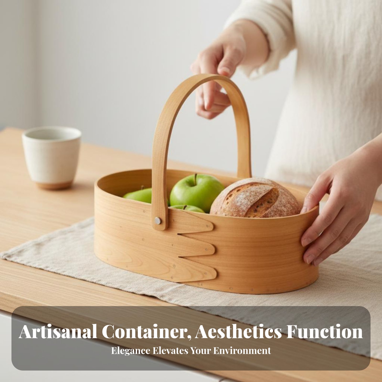 Handled Wood Chip Container Ja - Kitchen Tools In Baking recensie en prijs